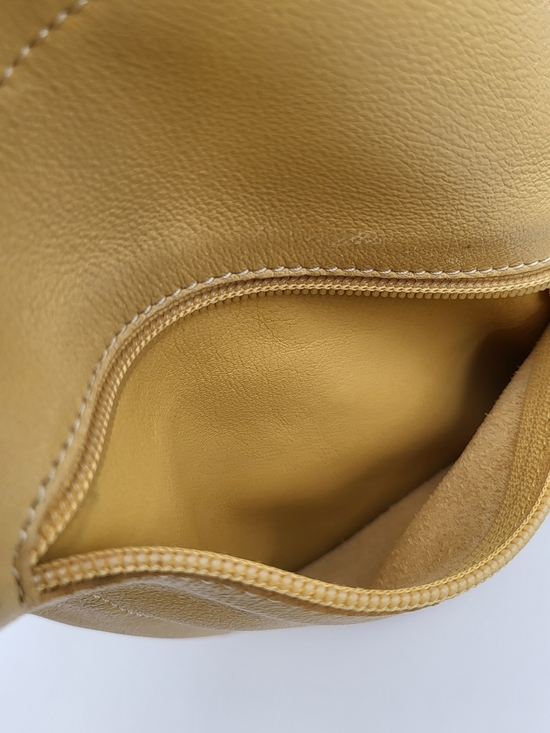 Loewe Anton Backpack-Shoulder in Pale Yellow Leather, Authentic w/COA main image 11